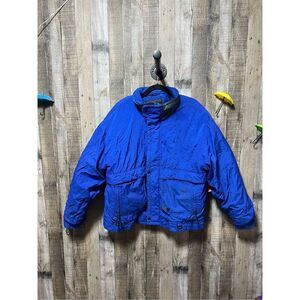 Field & Stream Vintage Blue Puffer Jacket Coat